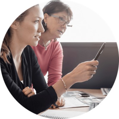 Risk Adjustment Coding - businesswomen working together